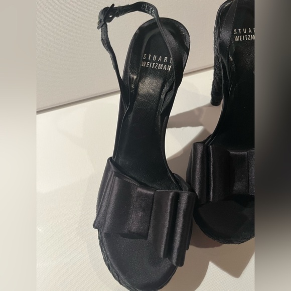 Stuart Weitzman Sandals Espadrille Style High Cone Heel Platform Sz EU36/6 - Picture 4 of 15